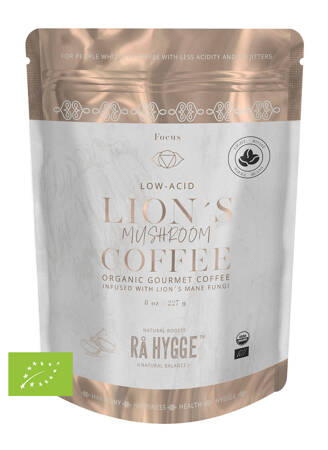 Kawa z Soplówką (Lion's Mane) - w ziarnach, ekologiczna (227g)